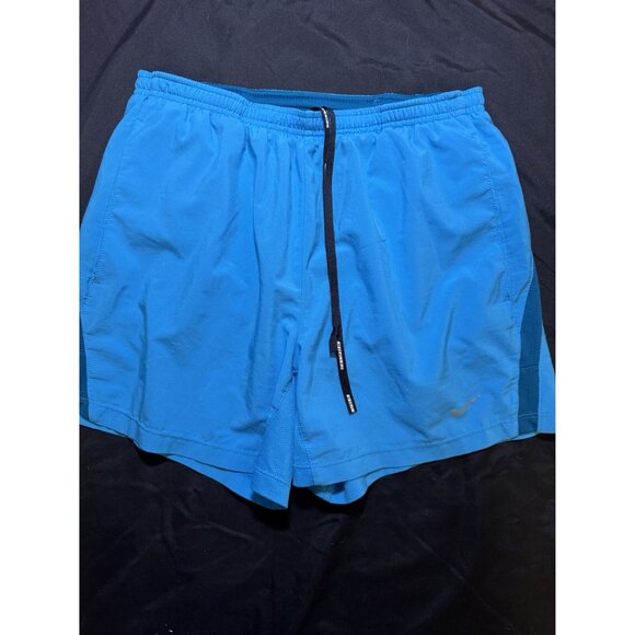 Nike Dri-Fit Womens Running Shorts S Blue With Back Zip Pocket & Elastic Waist - Picture 7 of 7